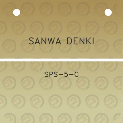 sanwa-denki-sps-5-c