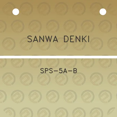 sanwa-denki-sps-5a-b