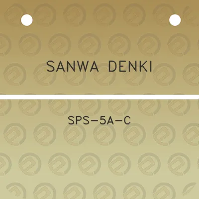 sanwa-denki-sps-5a-c