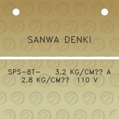 sanwa-denki-sps-8t-32-kgcm2-a-28-kgcm2-110-v