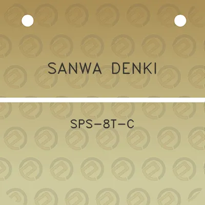 sanwa-denki-sps-8t-c