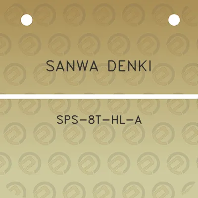 sanwa-denki-sps-8t-hl-a