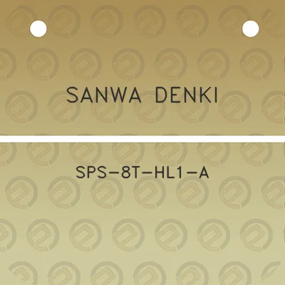 sanwa-denki-sps-8t-hl1-a