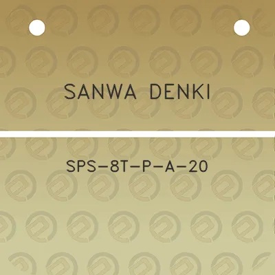 sanwa-denki-sps-8t-p-a-20