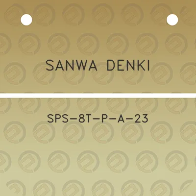 sanwa-denki-sps-8t-p-a-23