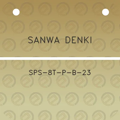 sanwa-denki-sps-8t-p-b-23