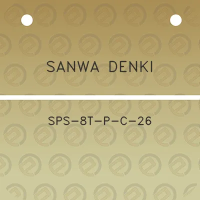 sanwa-denki-sps-8t-p-c-26