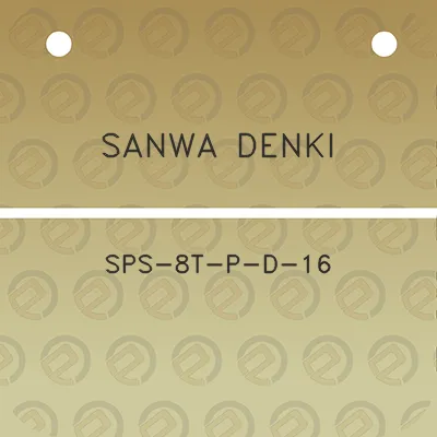 sanwa-denki-sps-8t-p-d-16