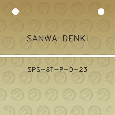 sanwa-denki-sps-8t-p-d-23