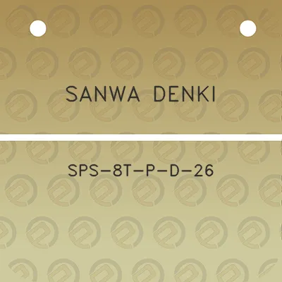 sanwa-denki-sps-8t-p-d-26