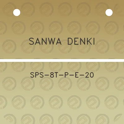 sanwa-denki-sps-8t-p-e-20