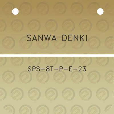 sanwa-denki-sps-8t-p-e-23