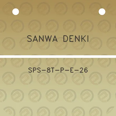 sanwa-denki-sps-8t-p-e-26