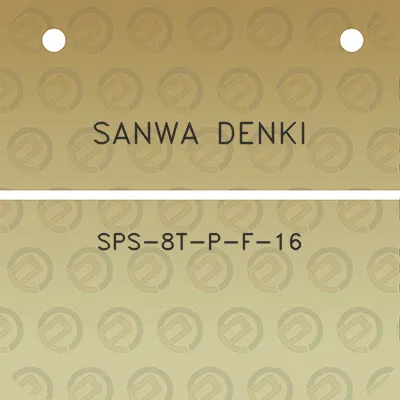 sanwa-denki-sps-8t-p-f-16