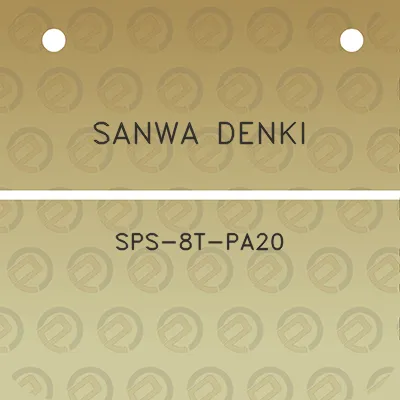 sanwa-denki-sps-8t-pa20