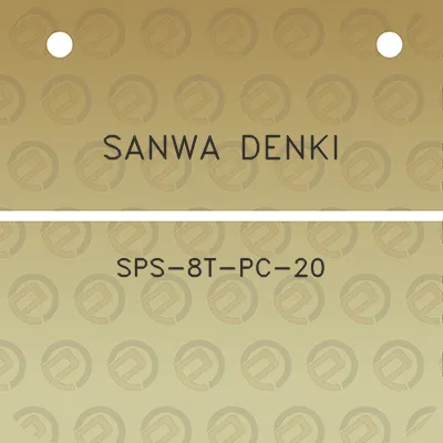 sanwa-denki-sps-8t-pc-20