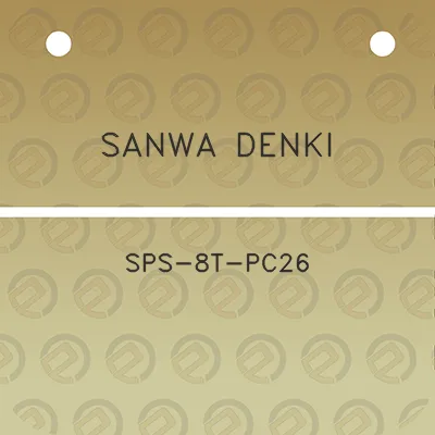 sanwa-denki-sps-8t-pc26