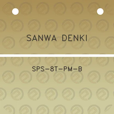 sanwa-denki-sps-8t-pm-b