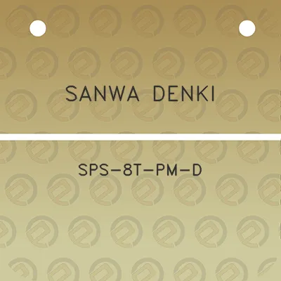 sanwa-denki-sps-8t-pm-d