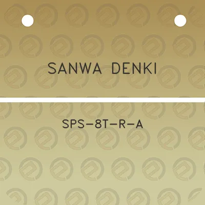 sanwa-denki-sps-8t-r-a