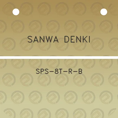 sanwa-denki-sps-8t-r-b