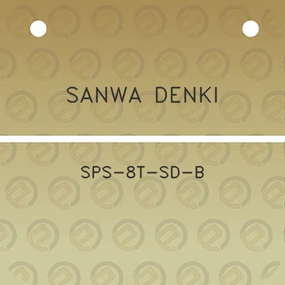 sanwa-denki-sps-8t-sd-b