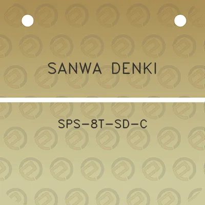 sanwa-denki-sps-8t-sd-c