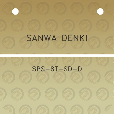 sanwa-denki-sps-8t-sd-d