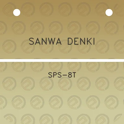 sanwa-denki-sps-8t