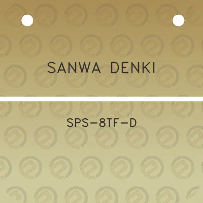 sanwa-denki-sps-8tf-d