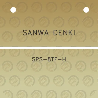 sanwa-denki-sps-8tf-h