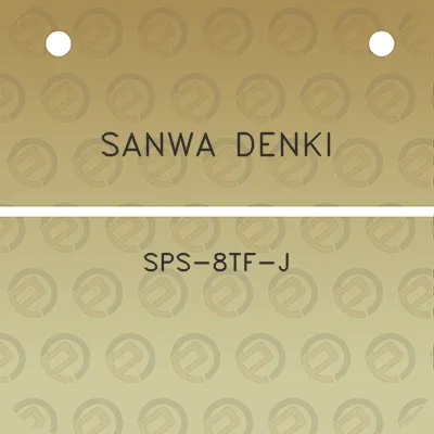 sanwa-denki-sps-8tf-j