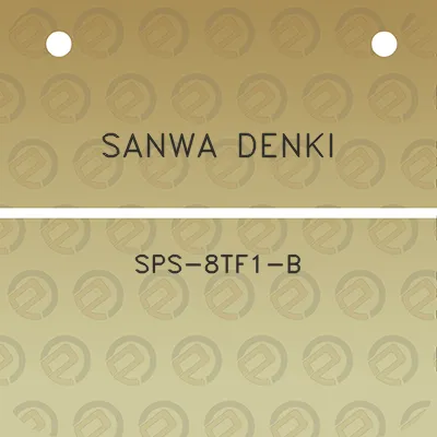 sanwa-denki-sps-8tf1-b