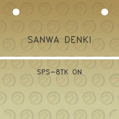 sanwa-denki-sps-8tk-on