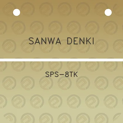 sanwa-denki-sps-8tk