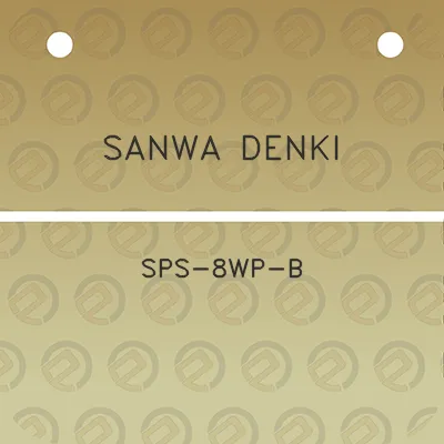 sanwa-denki-sps-8wp-b