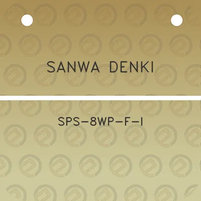 sanwa-denki-sps-8wp-f-i