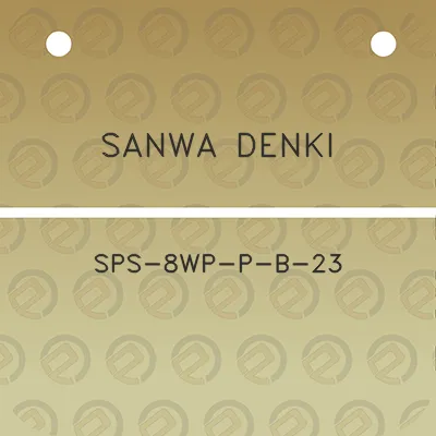 sanwa-denki-sps-8wp-p-b-23