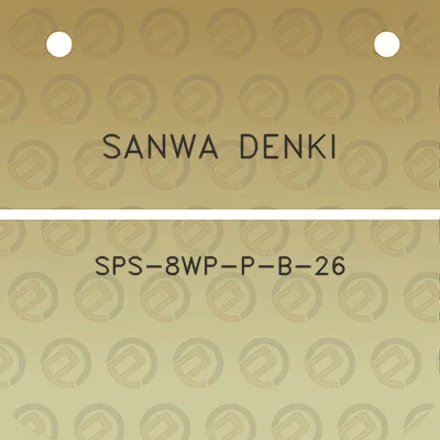 sanwa-denki-sps-8wp-p-b-26