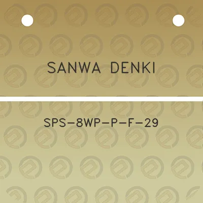 sanwa-denki-sps-8wp-p-f-29