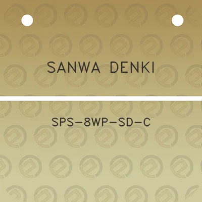 sanwa-denki-sps-8wp-sd-c