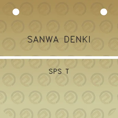 sanwa-denki-sps-t