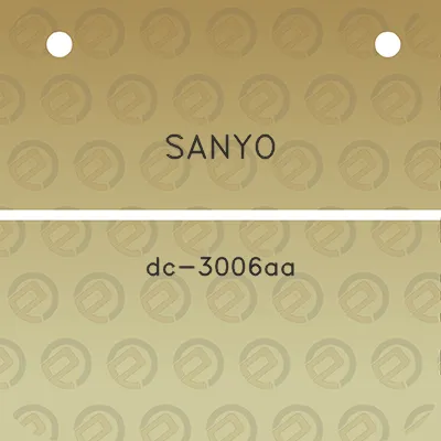 sanyo-dc-3006aa