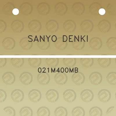 sanyo-denki-021m400mb