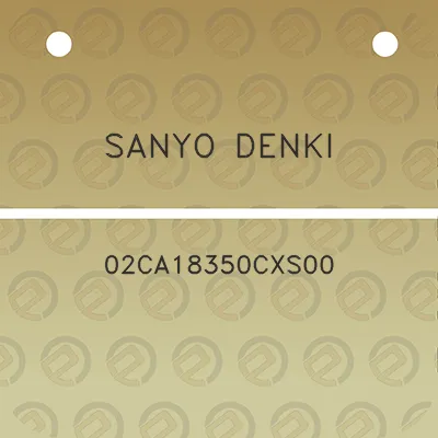 sanyo-denki-02ca18350cxs00