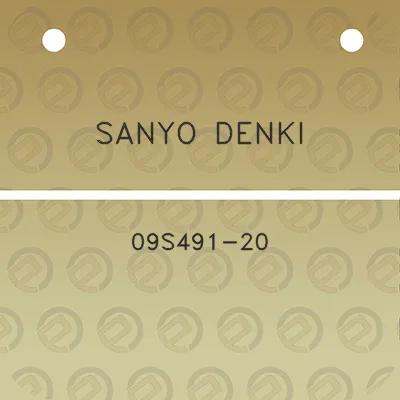 sanyo-denki-09s491-20