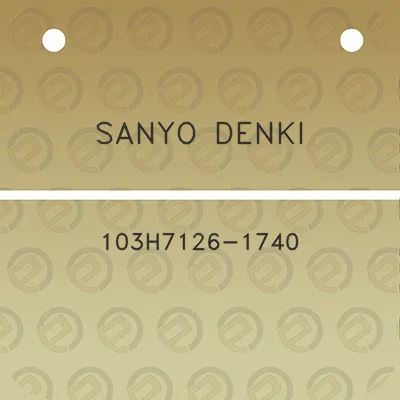 sanyo-denki-103h7126-1740