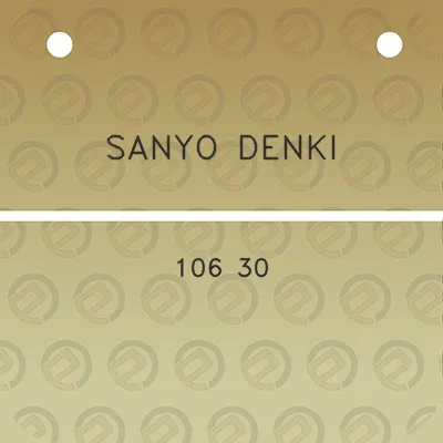 sanyo-denki-106-30