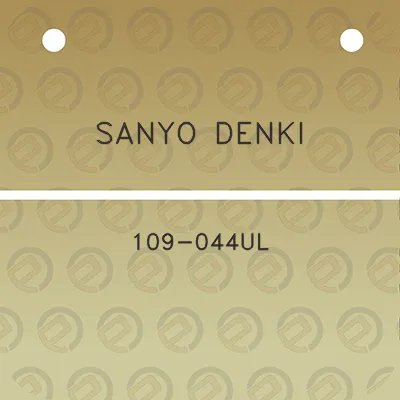 sanyo-denki-109-044ul