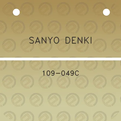 sanyo-denki-109-049c